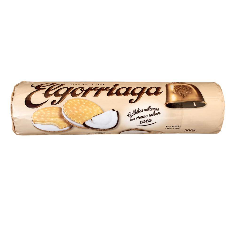 CB02S – Elgorriaga Coconut Sandwich 15x500g