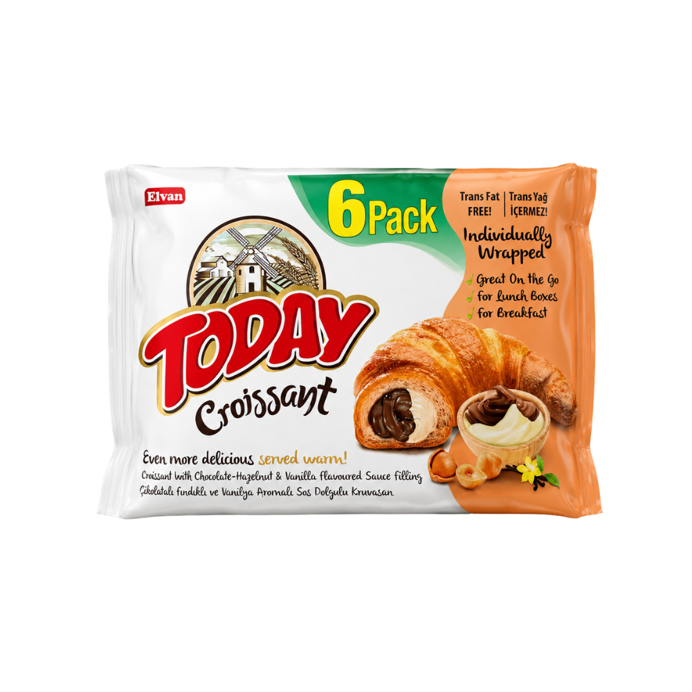 CB14 - Today Croissant Chocolate Vanilla 12 x 6 x 45 gr