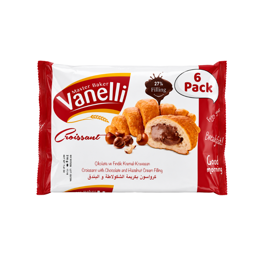 CB14N - Vanelli Croissant W/Cho 12 x 6 x 36 g.