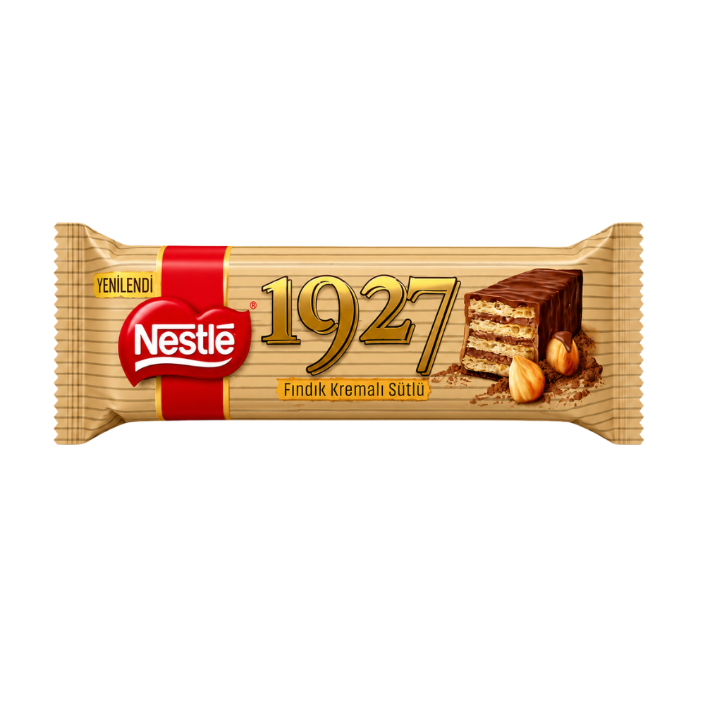 CB2002 - Nestle 1927 Findikli, Sutlu Cikolatali  Wafer 12 x 28 gr