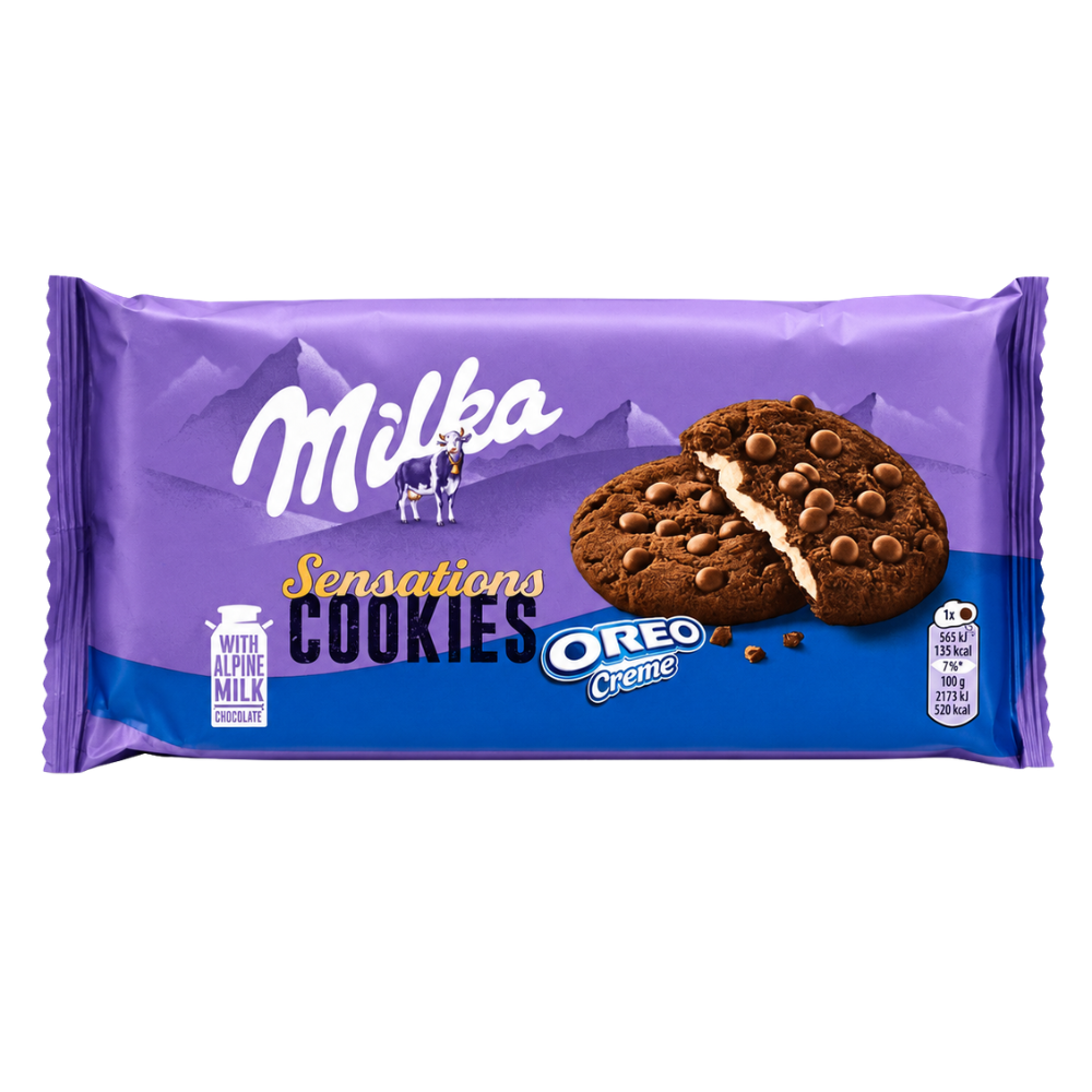CB32RF – Milka Sensations Creme Oreo Biscuits 12 x 156 g