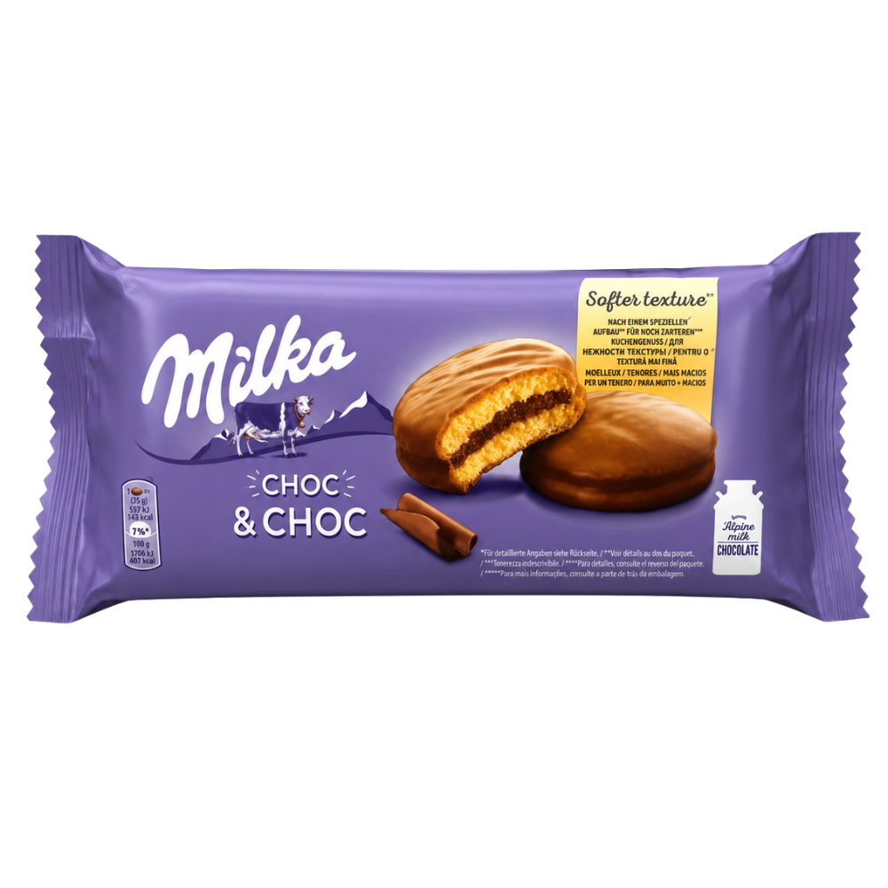 CB32RW - Milka Choco & Choc ( Soft Sandwich) 12 x 150 g