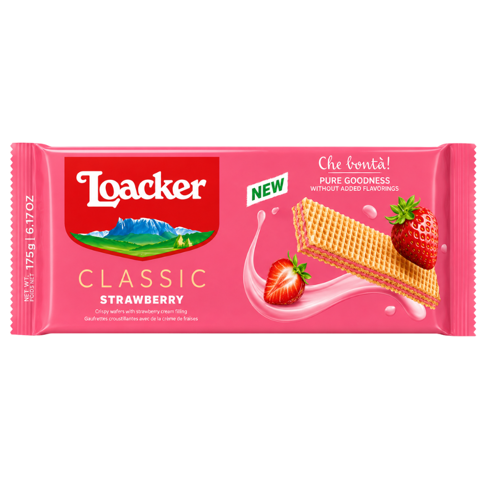 CB4001 - Loacker Classic Strawberry 18 x 175g