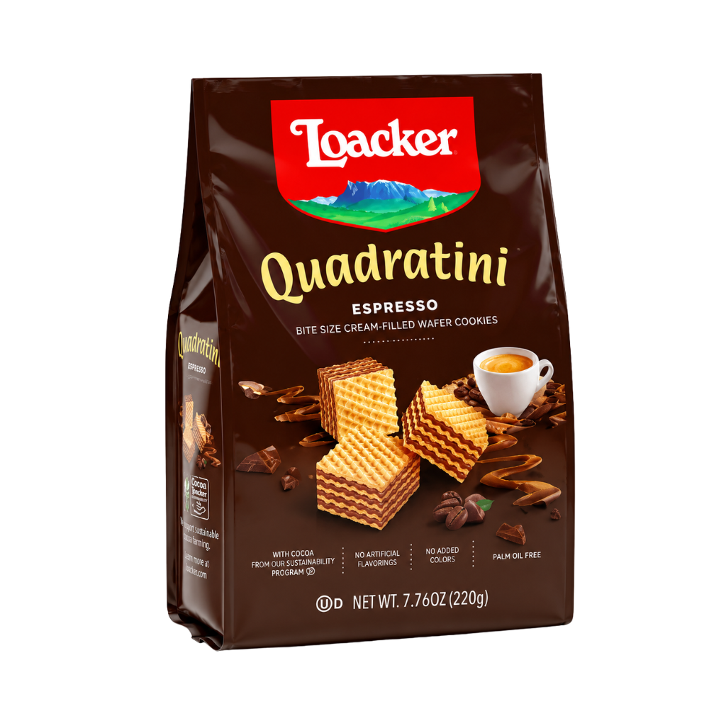 CB41J – Loacker Quadratini Espresso 6 x 220g