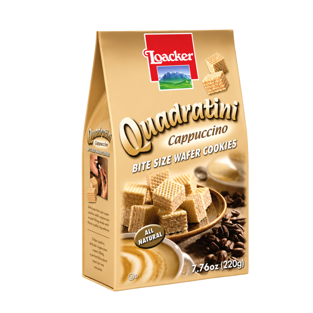 CB41K – Loacker Quadratini Cappuccino 6 x 220 g