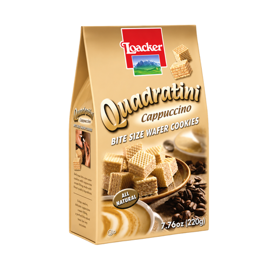 CB41K – Loacker Quadratini Cappuccino 6 x 220 g