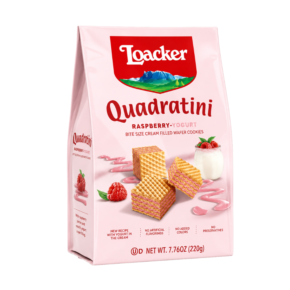 CB41M – Loacker Quadratini Raspberry-Yogurt 7.76oz
