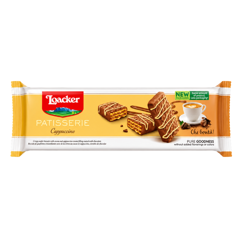 CB44C – Loacker Patisserie Cappuccino 12 x 100g