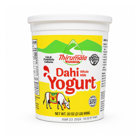 CH00201 - Thirumala Dahi Yogurt 6 x 32 oz (906g)