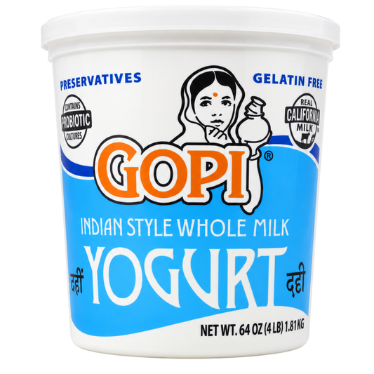 CH00207 - Gopi Whole Milk Yogurt  6 x 4LB