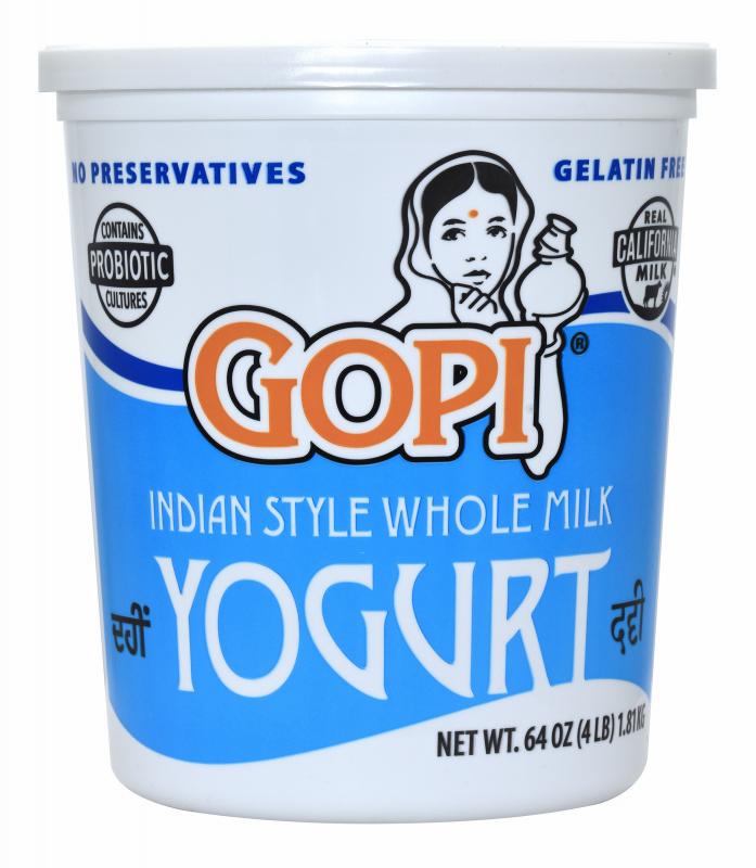 CH00207 - Gopi Whole Milk Yogurt  6 x 4LB