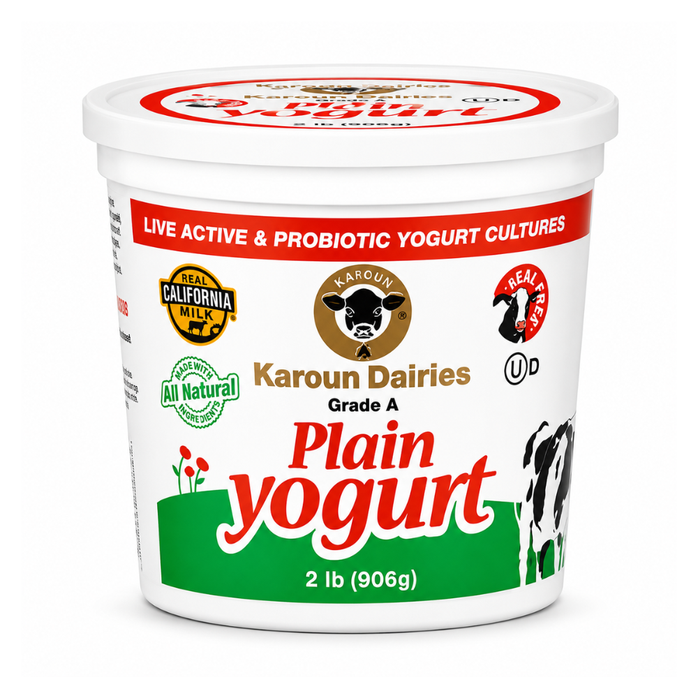 CH01 – Karoun 2 Lbs. Plain Yogurt 6 x 32 oz.