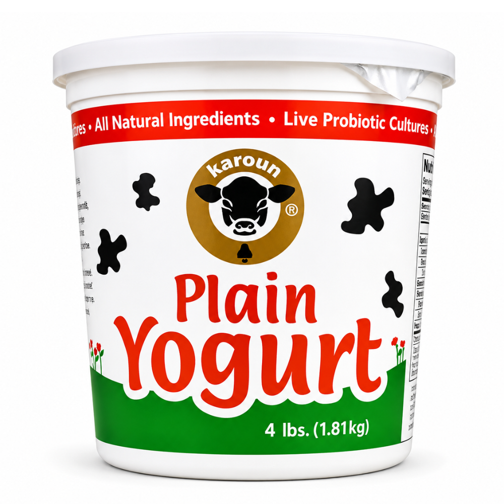 CH01A – Karoun Four Pounds Plain Yogurt 6x64oz