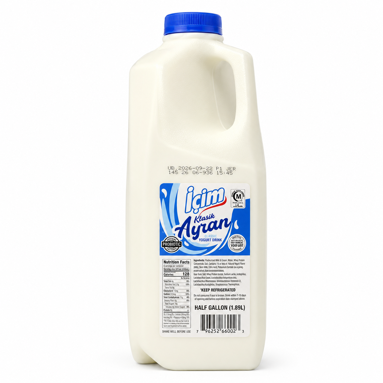 CH01FF - ICIM Klasik Ayran Yogurt Drink 6 X 1/2 GL (Regular)
