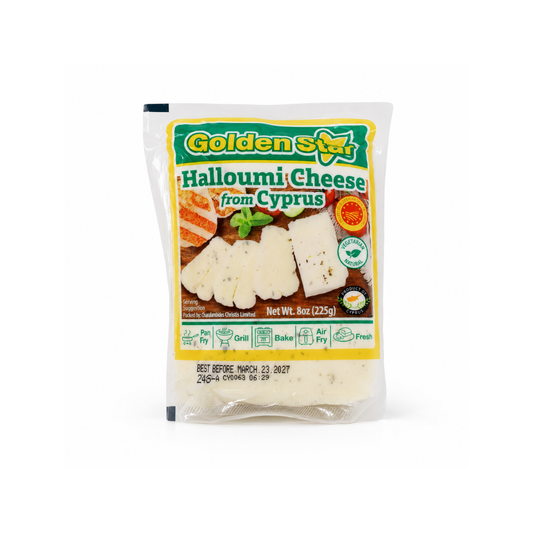 CH0202 - Golden Star Halloumi Cheese 12 x 8 oz (225gr)