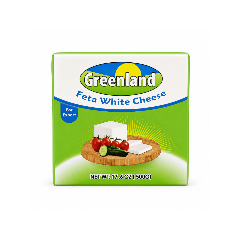 CH03F – Green Land Carton Feta Cheese 12 x 17.6 oz (500g) (Green)
