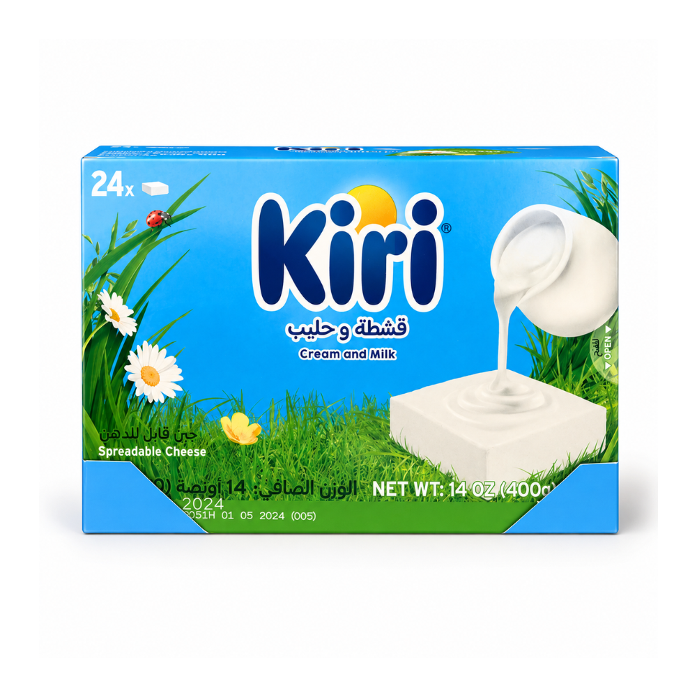 CH06B – Kiri Family Size Creamy Cheese Wedges 16 x 14 oz (400g)