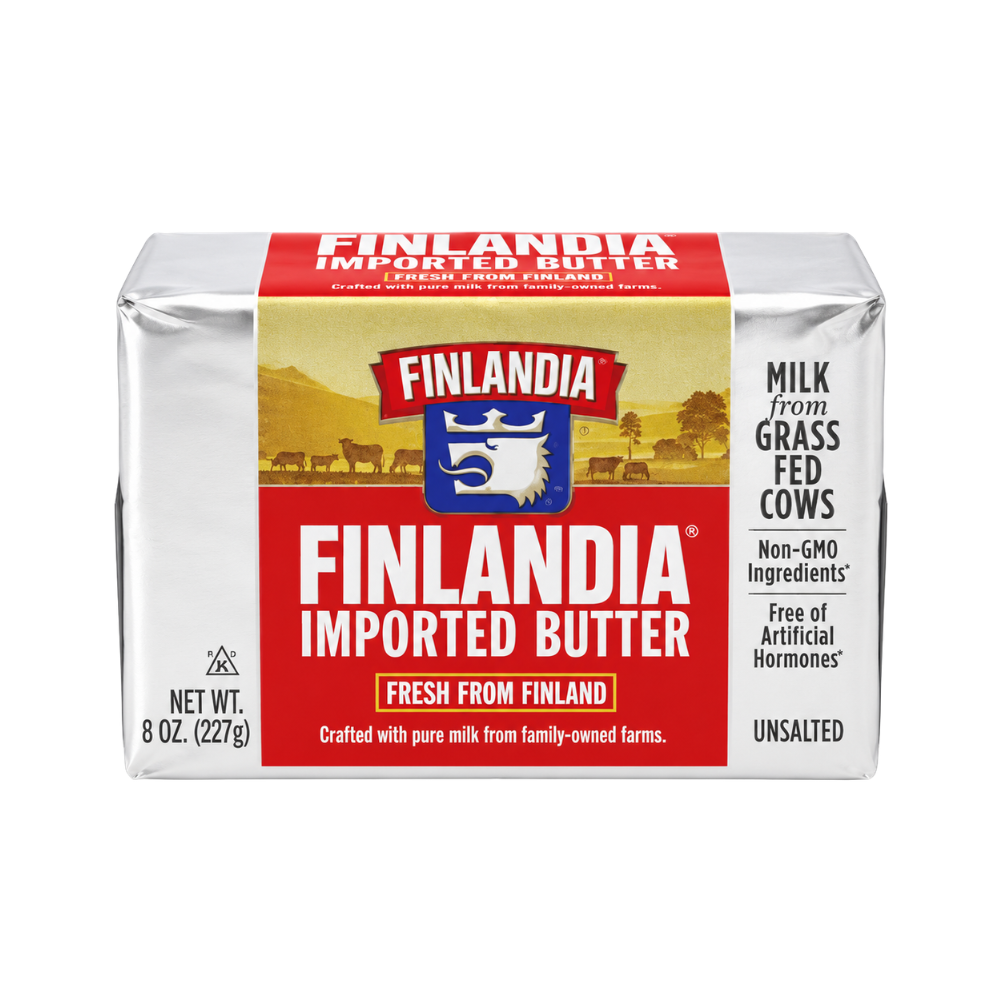 CH08A - Finlandia Imported Butter (unsalted) 20 x 8 oz