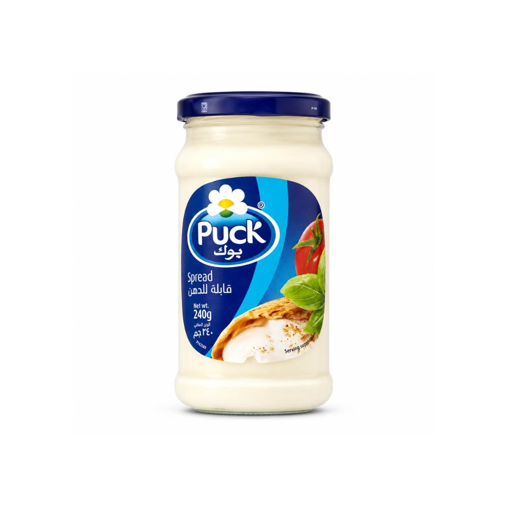 CH38 - Creamy Cheese Spread Puck Glass Jar 24x8.5oz
