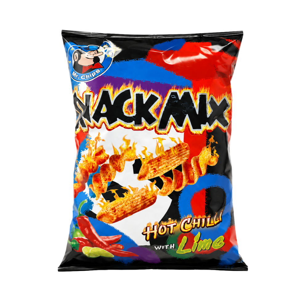 CP08BC – Mr Chips Snack Mix Flaming Hot w/ Lime 20 x 80 g