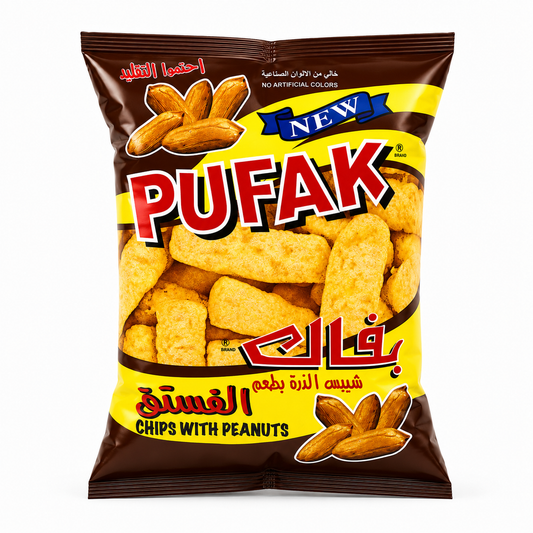 CP1202 - Pufak Peanut Chips 110 x 20g
