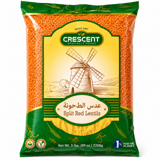 DB10L – Crescent Red Split Lentil 8 x 88.1 oz (2500g)
