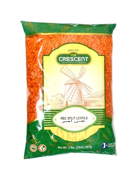 DB10LL – Crescent Red Split Lentil 2 LB 12 x 2 lb
