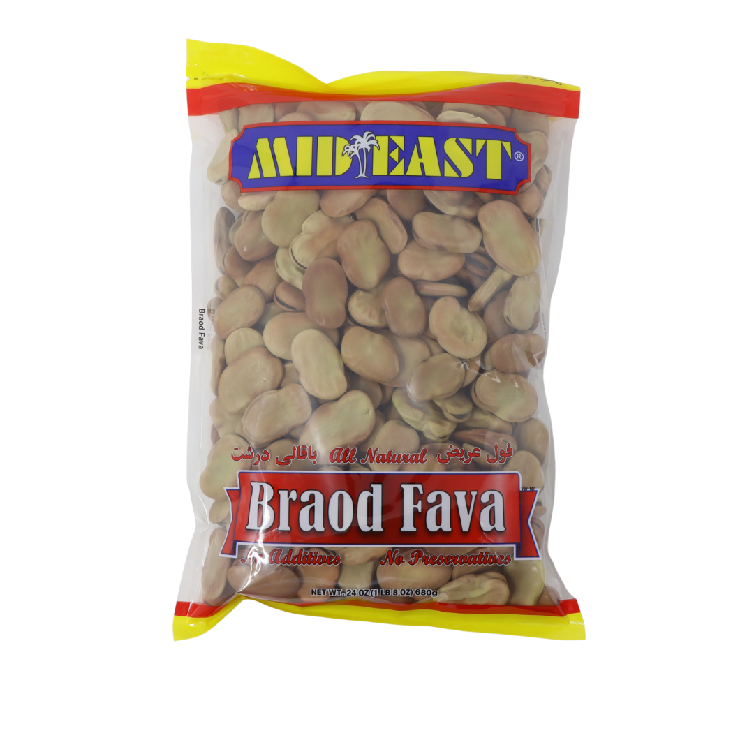 DB1202 - M.E. Large Broad Fava Beans (Bags) 18 x 24 oz