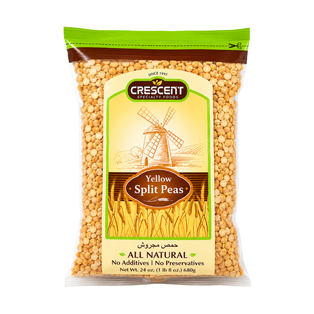 DB12C – Crescent Yellow Split Peas 21 x 24 oz (680g)