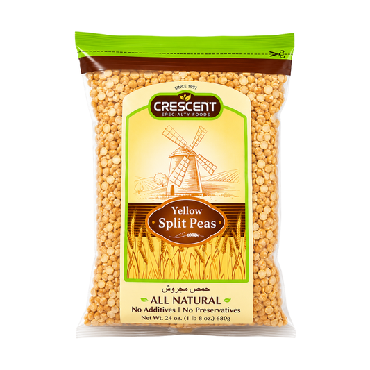 DB12C – Crescent Yellow Split Peas 21 x 24 oz (680g)
