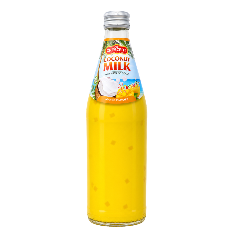 DK1203 – Crescent Coconut Milk With Nata De Coco Mango Flavor 12 x 485ml