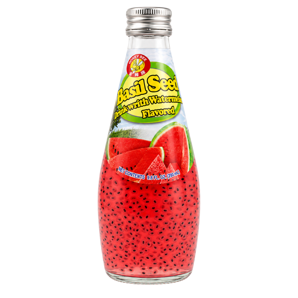 DK15C – HB Basil Seed W/Watermelon Drink 24×9.8oz