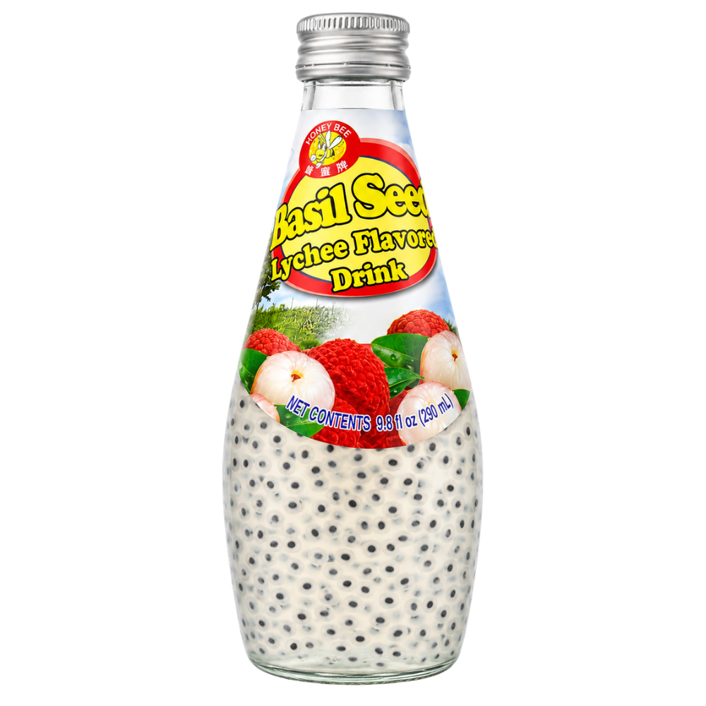 DK15D – H.B. Basil Seed W/Lychee Drink 24×9.8oz