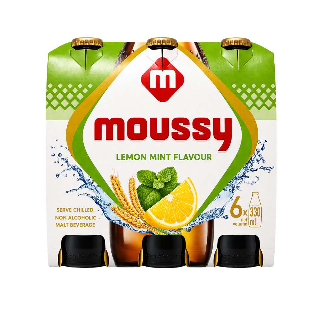 DK30E – Moussy Lemon Mint Malt Beverage 4 x (6 pack of 330 ml