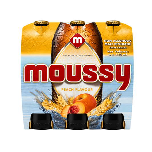 DK30F – Moussy Peach Malt Beverage 4 x ( 6 packs of 330 ml )