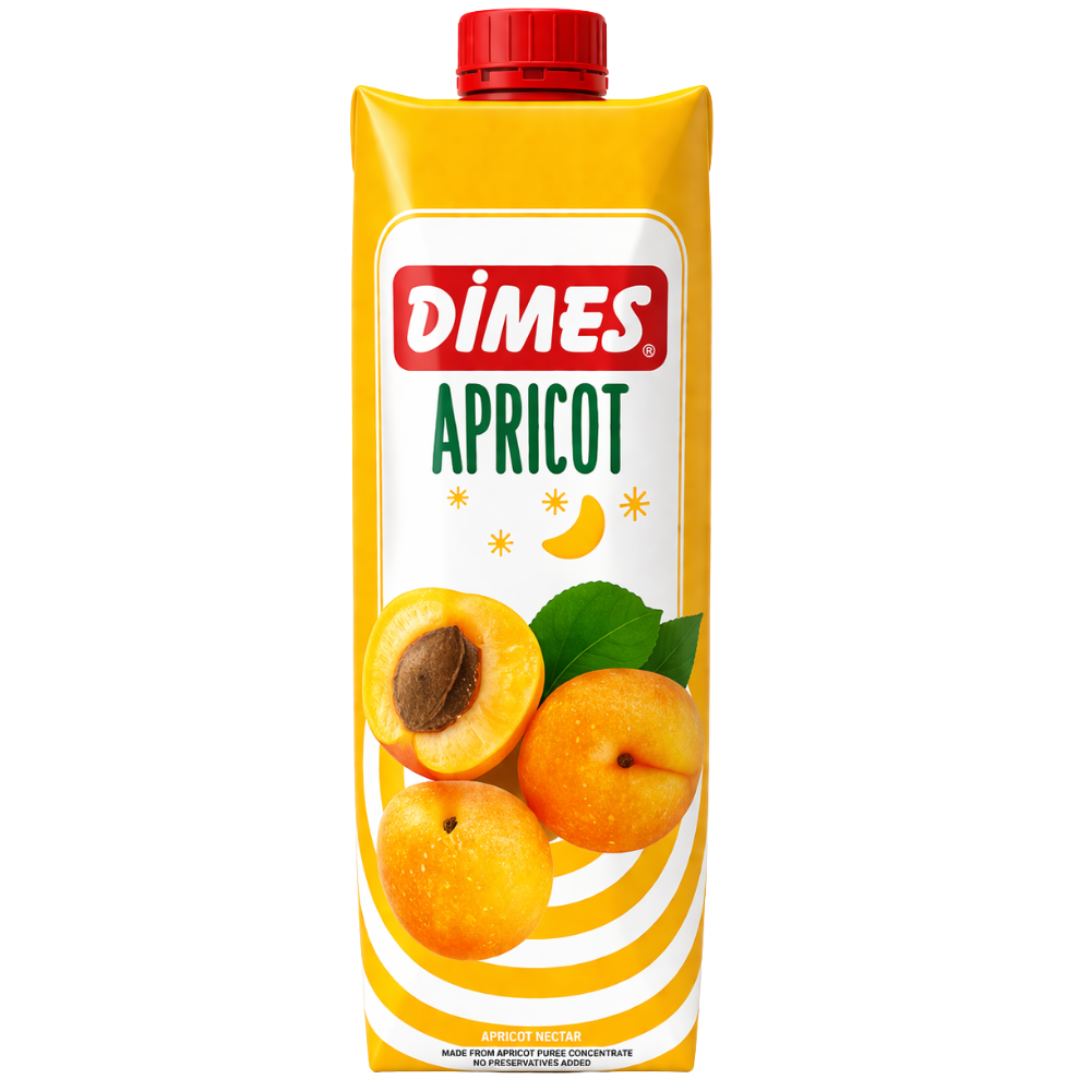 DK55 - Dimes Apricot Nectar Tetrapak 12 x 1 lt