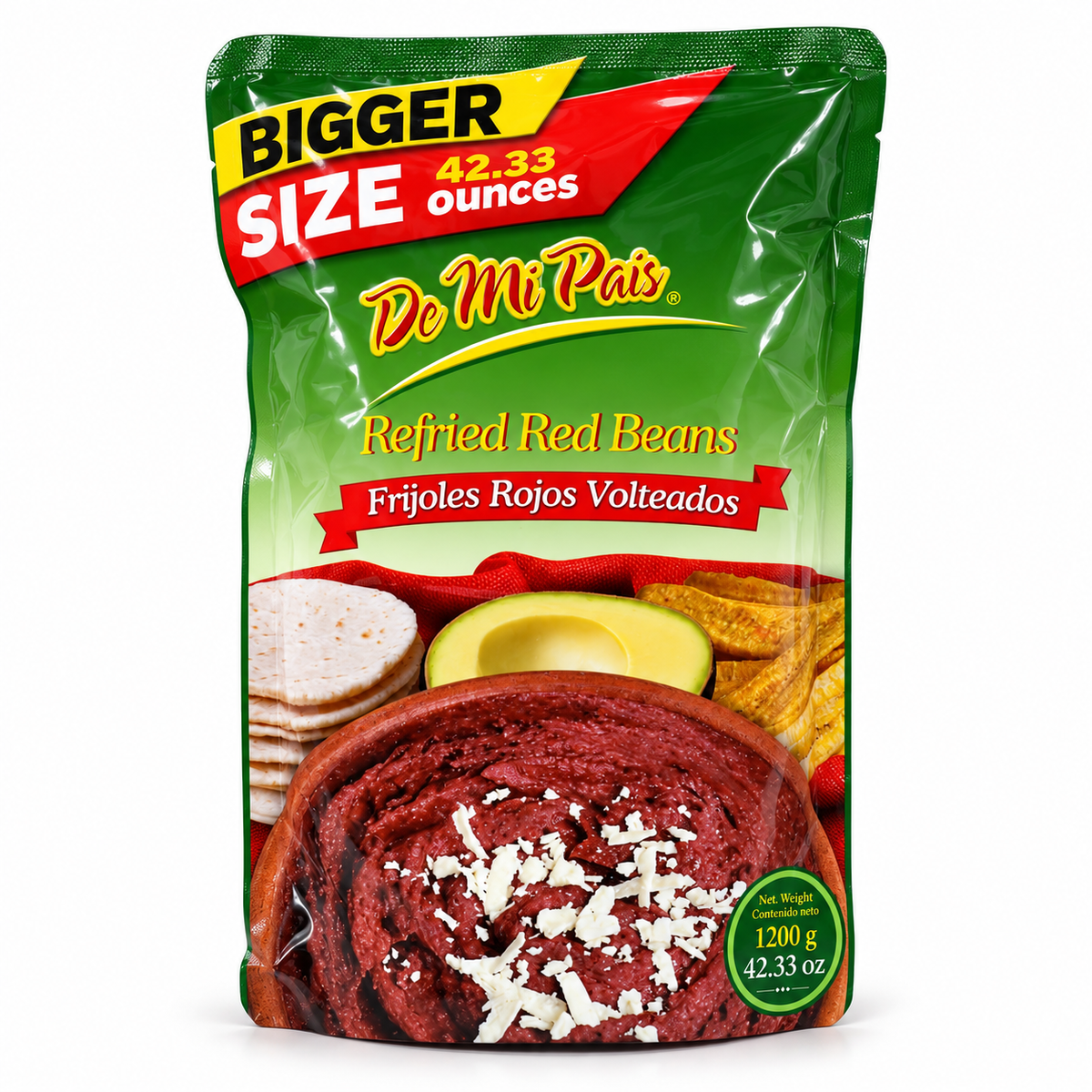 NEW - DMP Refried Red Beans 1200g