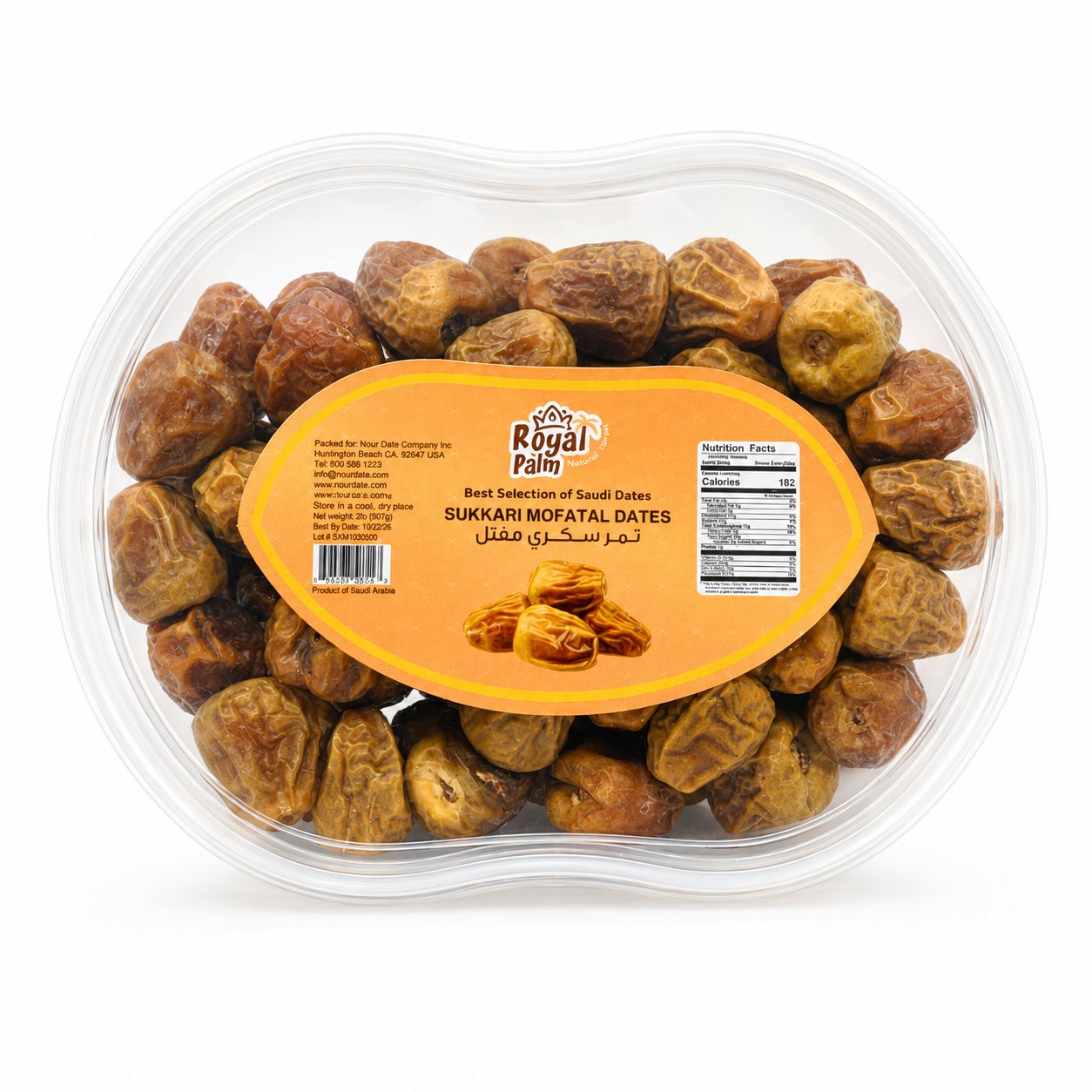 DT4204 - Royal Palm Mofatal Sukkari Date 10 x 907 gr