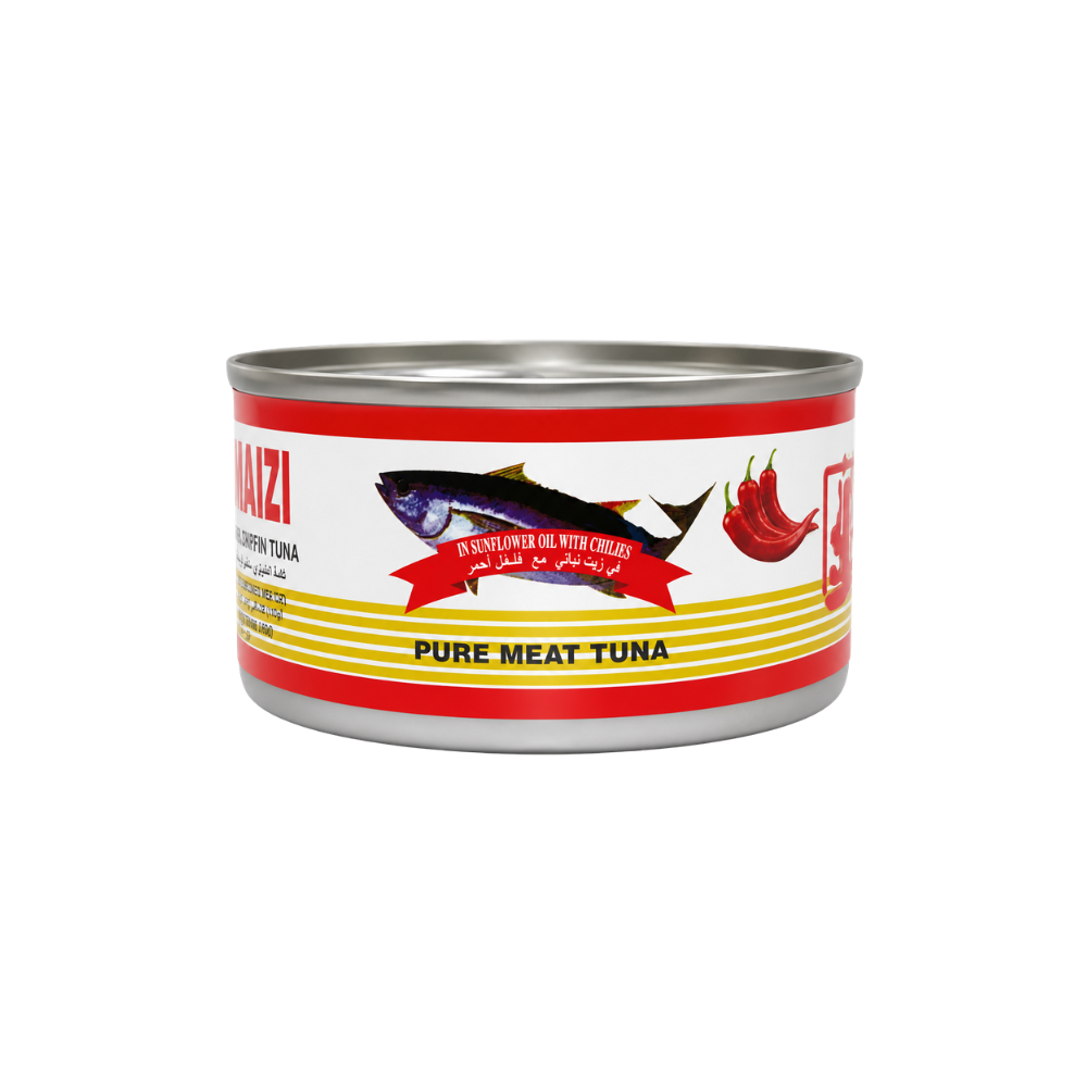EP0202 – Quwaizi Fresh Yellowfin Tuna In Sunflower Oil With Chili 48 x 6.5 oz