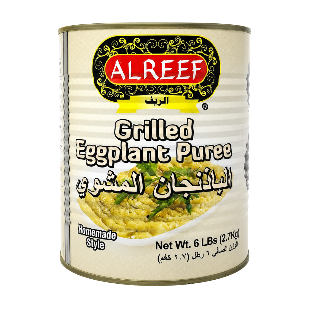 EP0502 - Alreef Grilled Eggplant Puree 6 x 6 Lb