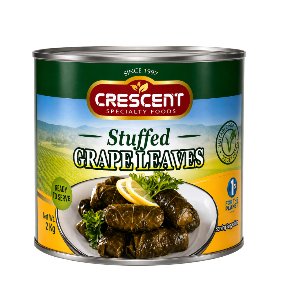 EP07B – Crescent Stuffed Grape Leaves 6 x 2 kg
