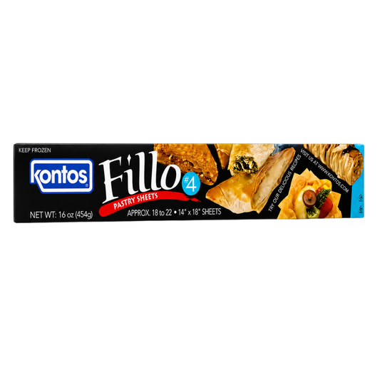 FZ01D – Kontos Fillo Dough #4  24 x 16 oz (454g)