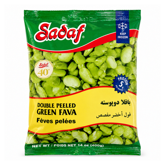 FZ04BB - Sadaf Double Peel Fava Beans 20 x 14 oz (400g)