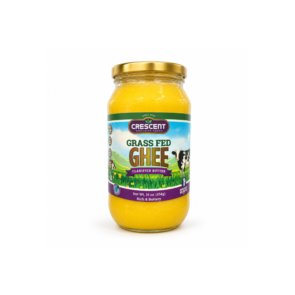 GH02E – Crescent Grass Fed Ghee 6 x 16 Oz (454g)