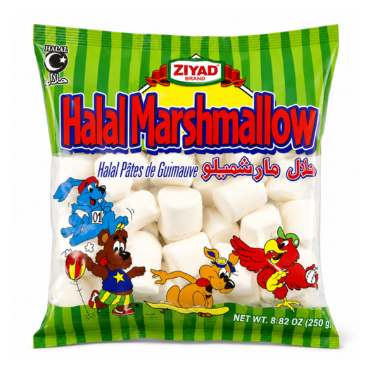 GM05 – Ziyad Marshmallow Halal White 24 x 250 g New Price!