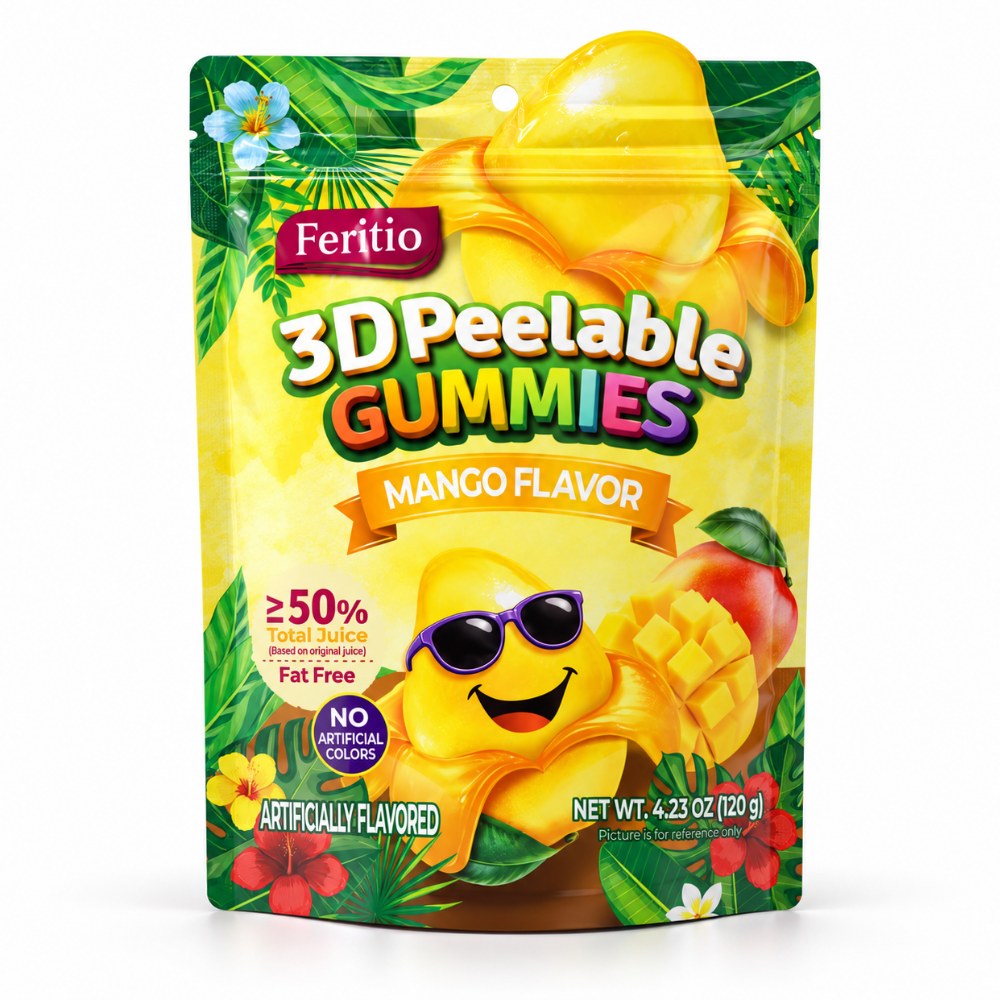 GM0604 - Feritio 3D Peelable Gummies Mango 20 x 120g