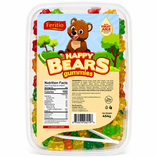 GM0703 - Feritio Gummy Bear 12 x 454g Tubs