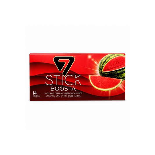 GM0709 - 7Stick Sugar Free Gum Watermelon 12 x 12 x 29g. Pack