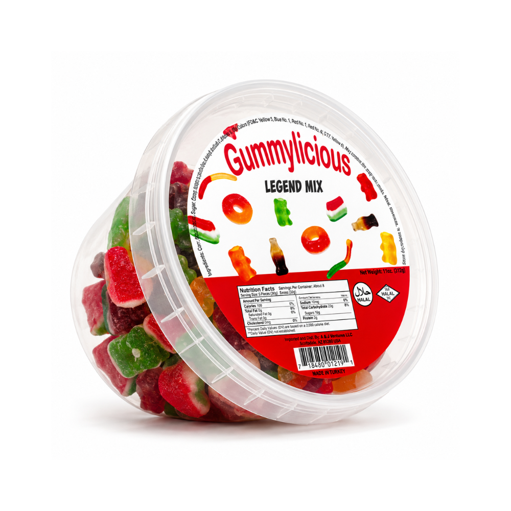 GM09E - Gummylicious Gummy Legend Mix Halal 18 x 300 g