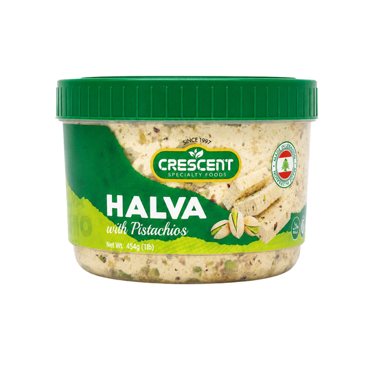 HV2501 - Crescent Halva W/ Pistachios 12 x 454 gr
